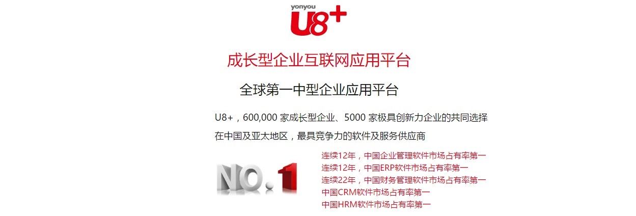 <strong>管理軟件，就選用友U8</strong>